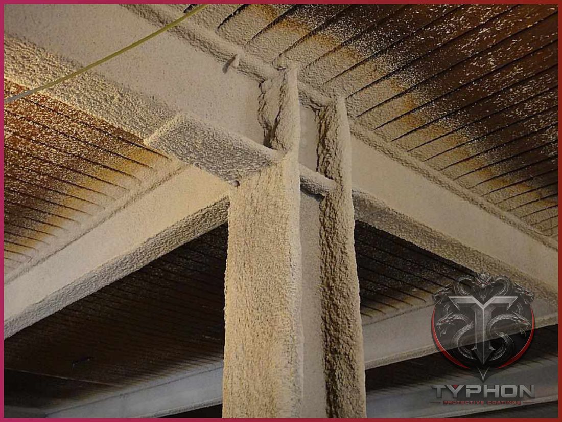 Spray-applied structural steel fireproofing