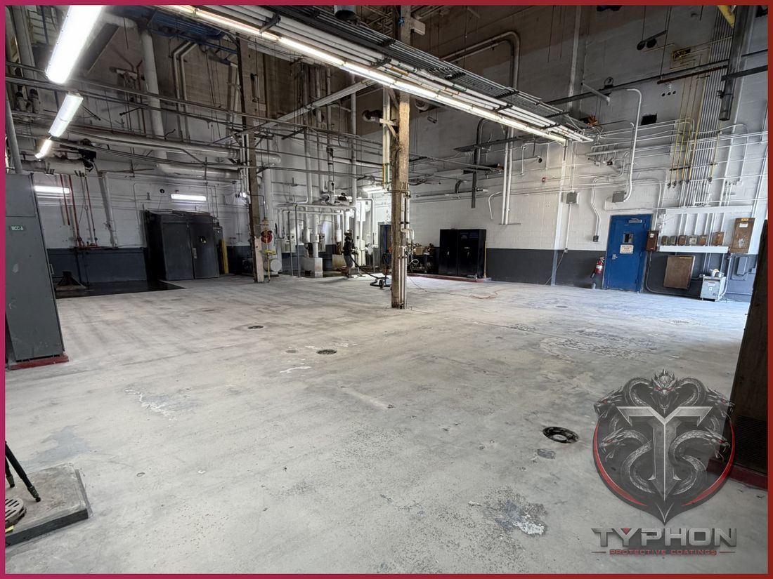 Electrical room surface preparation before coating
