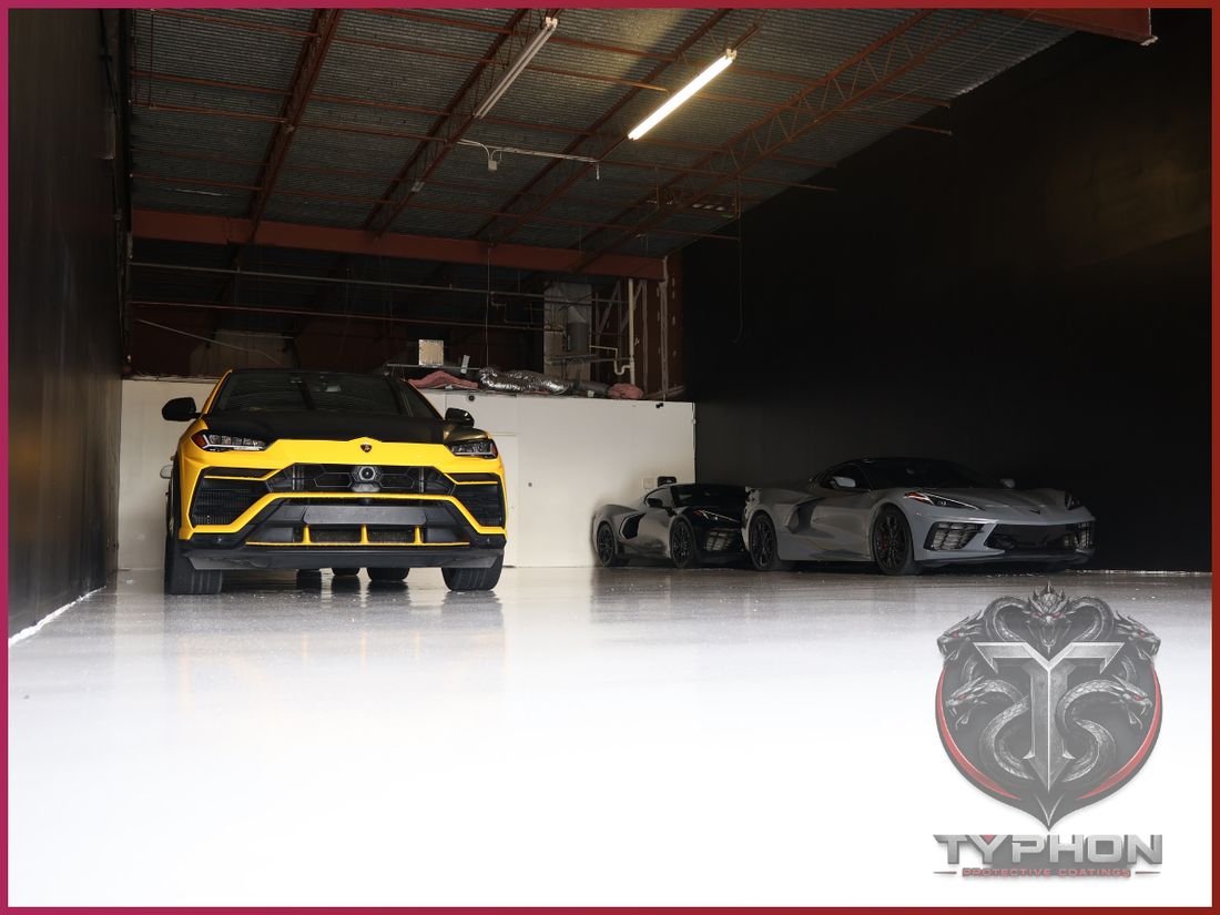 Vehicle showroom floor coating